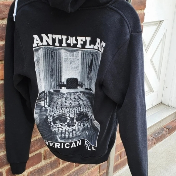Bella Canvas Skull hoodie M..L - Picture 2 of 8